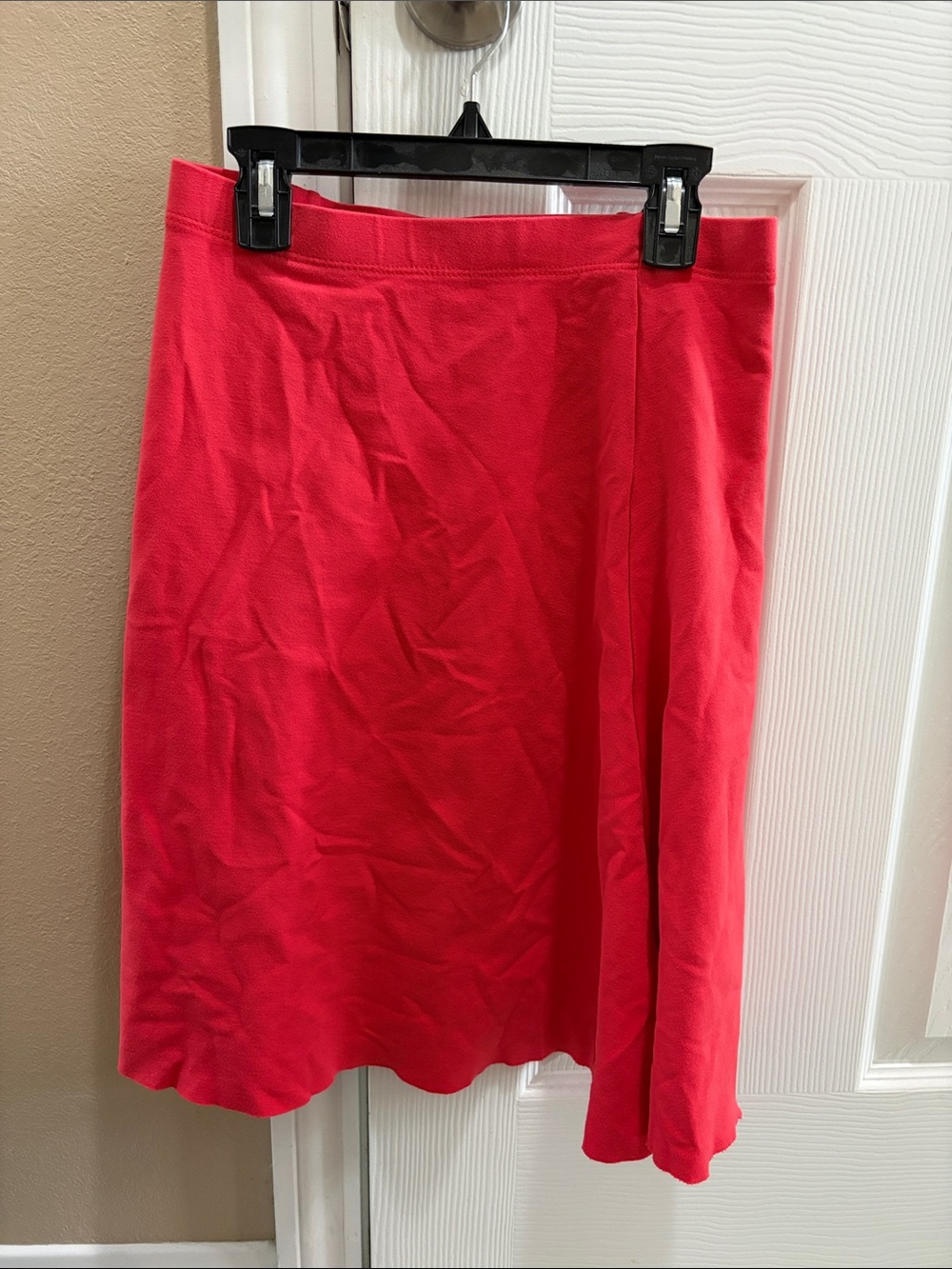 Go Couture Bright Coral A-Line Skirt